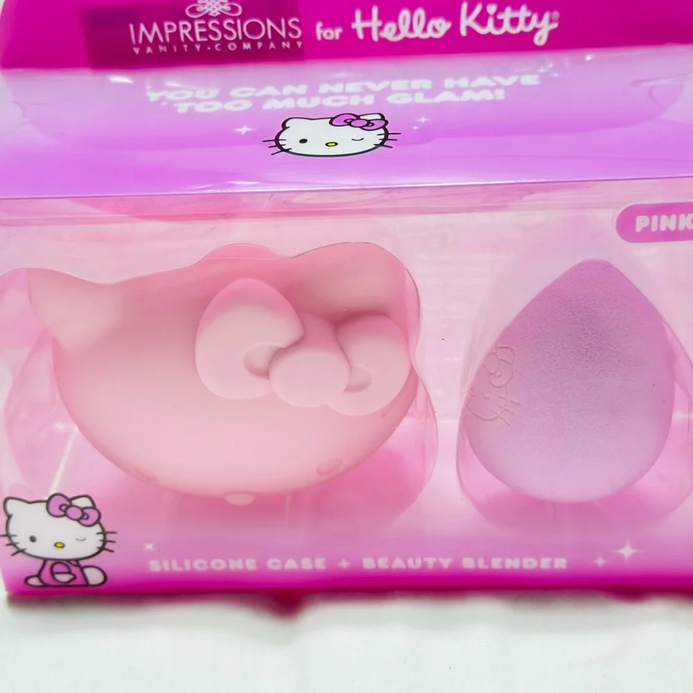 Hello Kitty Pink Makeup Sponge Set